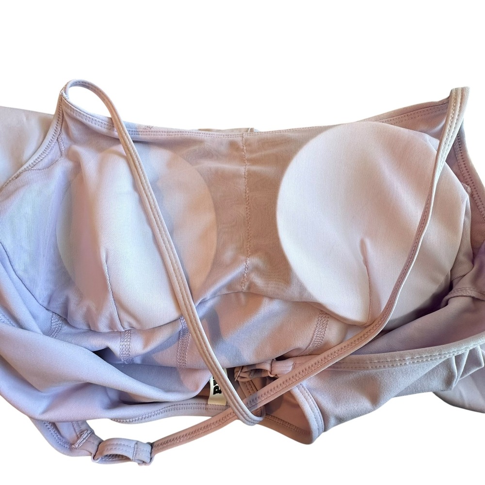 PINK Victoria's Secret Ultimate Runsie‎ Pastel Lilac Lavender XL Corset-Inspired - Picture 9 of 15